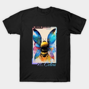 Bee Discovery Adventure Nature Planet Earth Paint T-Shirt